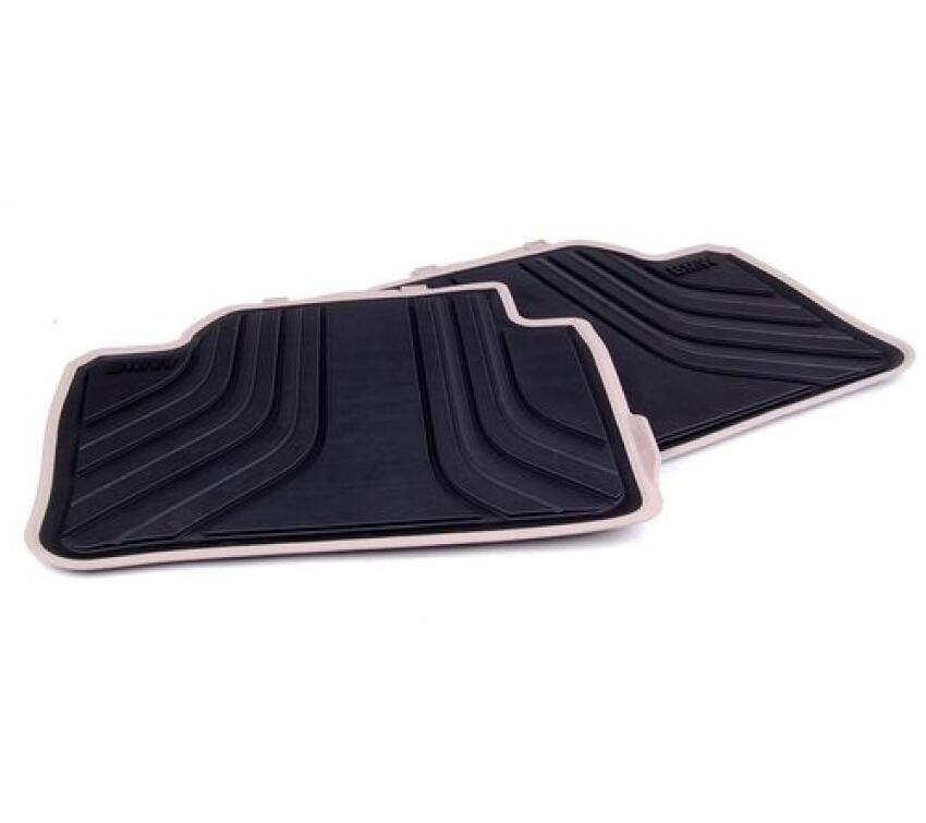 BMW Floor Mat Set - Rear (Black - Carpeted) 51472351161